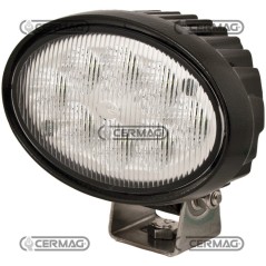 FARO DA LAVORO A LED OVAL 100 LUMEN 1500 - 12/24V 36419 HELLA | NewgardenAgri.com