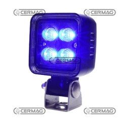 12/70V blaue LED-Arbeitsleuchte, 2700 lm Lichtstrom – 4 LEDs, Typ 37177 | NewgardenAgri.com