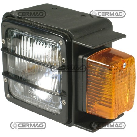 ASYMMETRISCHER SCHEINWERFER MIT BLINKER 35309 COBO | NewgardenAgri.com