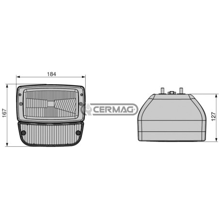 COBO 36433 Front-Seitenblinker-Scheinwerferbaugruppe