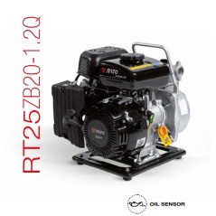 Self-priming motor pump RATO RT25 petrol 78.5 cc maximum head 28 m | NewgardenAgri.com