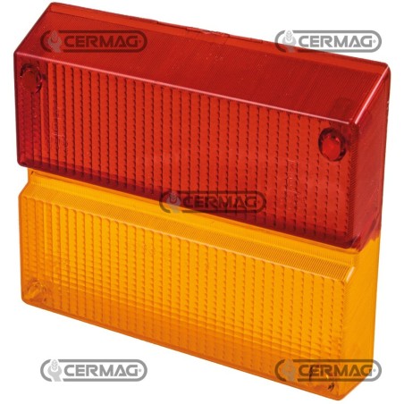RODOVETRO POSTERIORE DESTRO (ROSSO-ARANCIO) 35054 COBO | NewgardenAgri.com