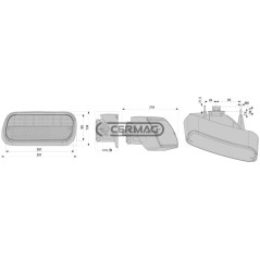 Fanale posteriore dx 36813 COBO