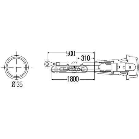 Intermitente lateral HELLA 36884