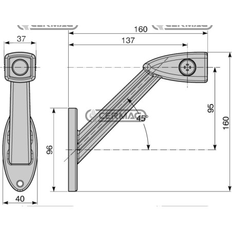 COBO 36399 LED Positionsleuchten rechts/links