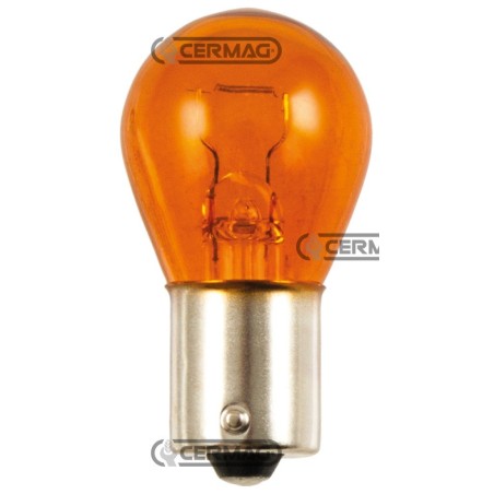 Bombilla de 1 luz, voltaje 12 V, potencia 21 W, casquillo BAU15S 36661 CERMAG | NewgardenAgri.com