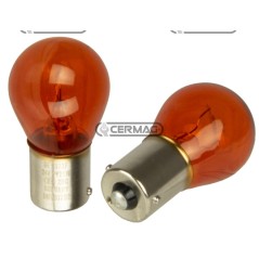 Bombilla de 1 luz, voltaje 24 V, potencia 21 W, casquillo BAU15S 36662 CERMAG | NewgardenAgri.com