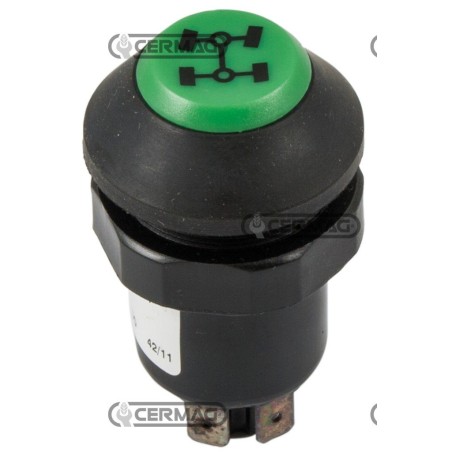 Pulsante con simbolo trazione integrale 36243 PNEUTRON | NewgardenAgri.com