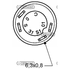 Pulsante con simbolo sollevare e abbassare 37071 PNEUTRON