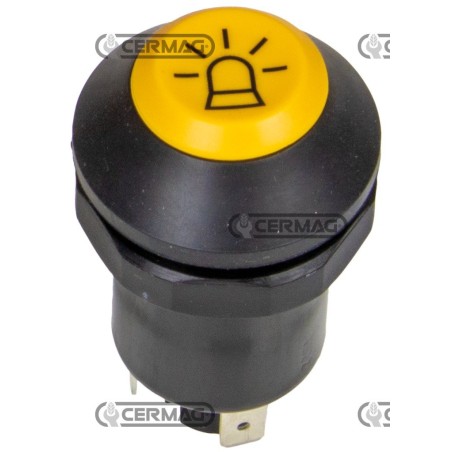 Pulsador con símbolo de lámpara giratoria 37082 PNEUTRON | NewgardenAgri.com