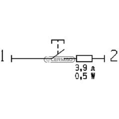 Botón con símbolo PDF 37054 PNEUTRON