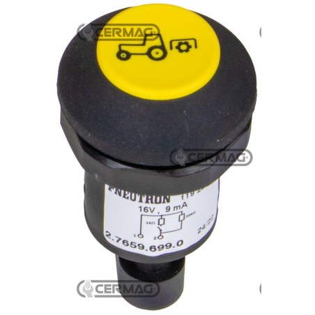 Botón con símbolo PDF 37057 PNEUTRON | NewgardenAgri.com