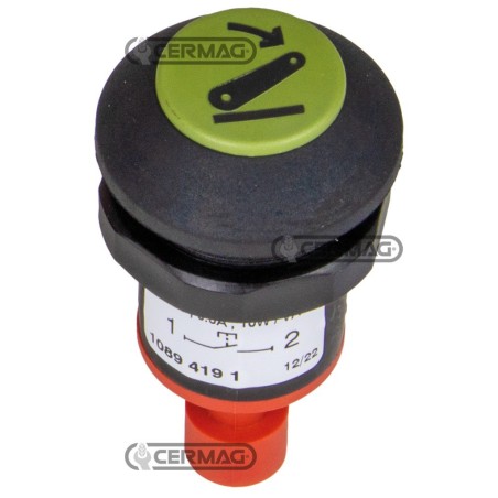 Pulsante con simbolo abbassare 37069 PNEUTRON | NewgardenAgri.com
