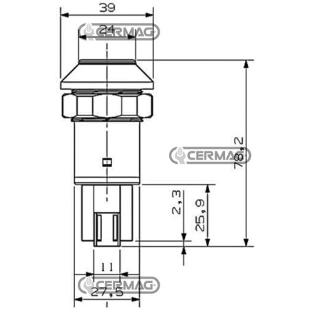 Interruttore pneutron DTW 37116 PNEUTRON