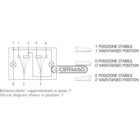 Interruttore basculante serie 600 36678 COBO