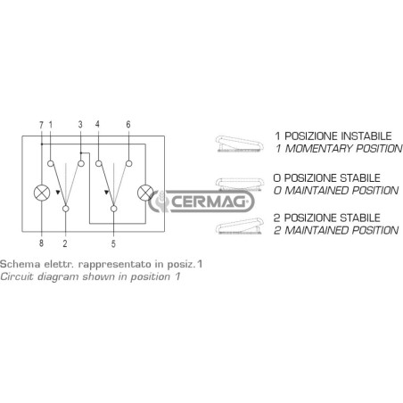 Interruttore basculante serie 600 36680 COBO