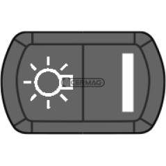 Botón con símbolo de luces generales 36725 COBO | NewgardenAgri.com