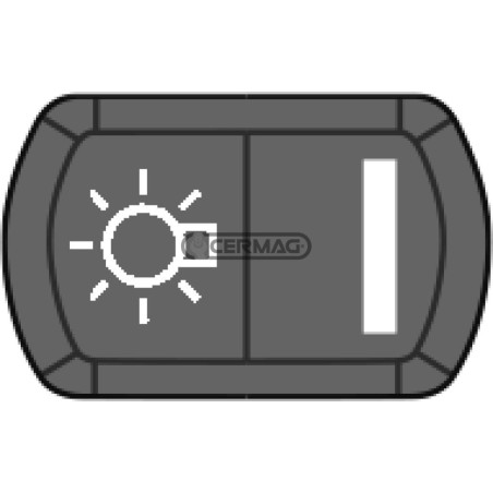 Botón con símbolo de luces generales 36725 COBO | NewgardenAgri.com