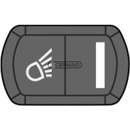 Botón con símbolo de luz de trabajo trasera 36728 COBO | NewgardenAgri.com