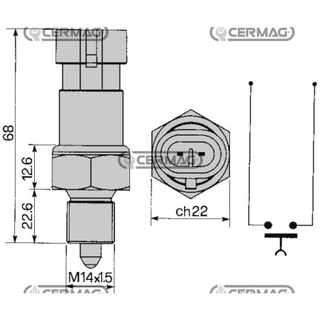 COBO 36625 Drucktaster