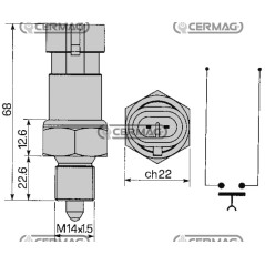 COBO 36626 Drucktaster