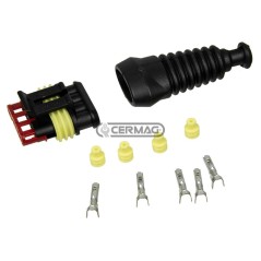 AMP/TYCO 4-way male connection kit 36587 | NewgardenAgri.com
