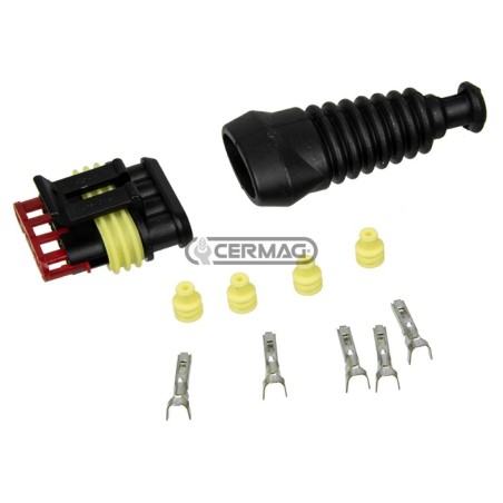 AMP/TYCO 4-Wege-Stecker-Anschlussset 36587 | NewgardenAgri.com