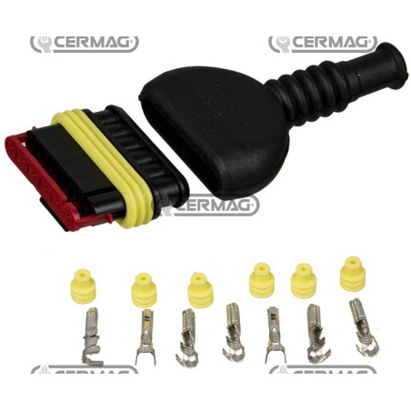 AMP/TYCO 6-poliger Stecker-Anschlusssatz 36591 | NewgardenAgri.com