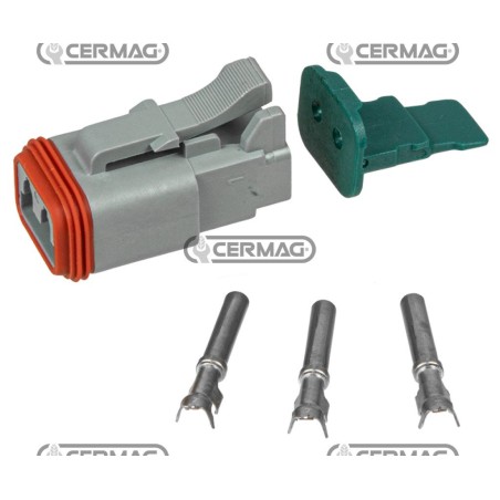 DEUTSCH 2-Wege-Stecker-Set 36593 | NewgardenAgri.com