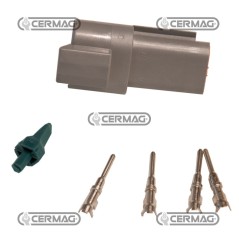 Kit connessione femmina tipo DEUTSCH 3 vie 36596 | NewgardenAgri.com