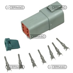 Kit de conexión hembra de 6 vías DEUTSCH 36599 | NewgardenAgri.com