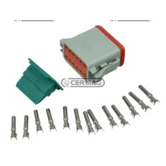 Kit de conexión macho de 12 vías DEUTSCH 36600 | NewgardenAgri.com