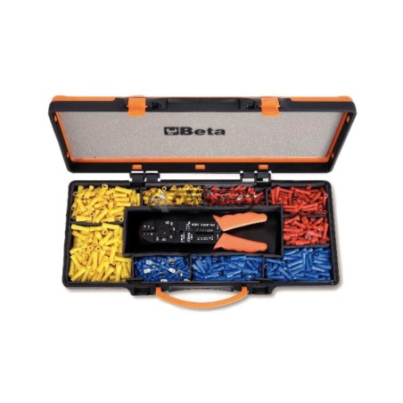 Pinza per capicorda modello leggero con assortimento di 450 capicorda 70435 BETA | NewgardenAgri.com