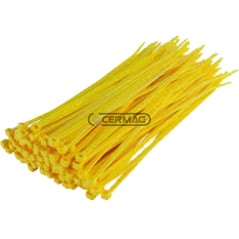 Bridas para cables, color amarillo, longitud 200 x 4,5 mm, 37208 | NewgardenAgri.com