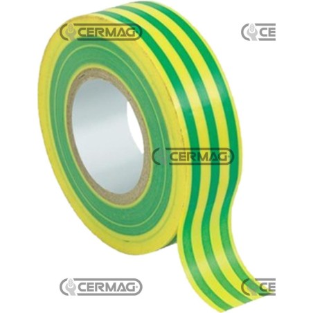 Cinta aislante adhesiva. Tamaño: 19 x 0,15 mm. Longitud: 10 m. 36930 | NewgardenAgri.com