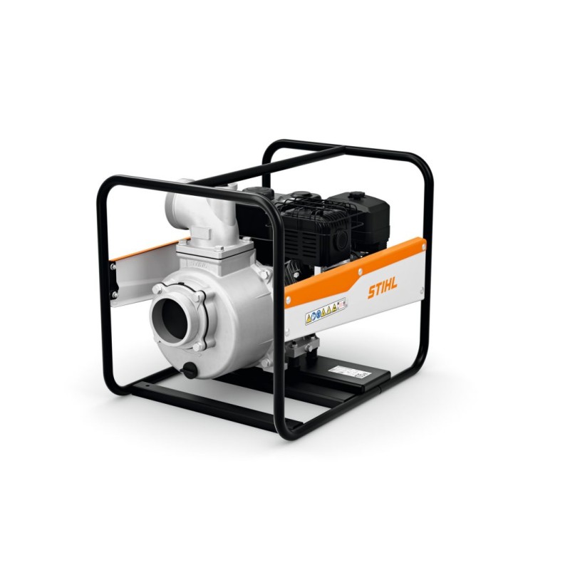 Bomba de potencia STIHL WP900 de 252 cc y 252 cc, caudal máximo de 1565 l/min, altura máxima de succión de 6,5 m