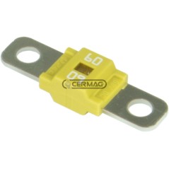 Fusible MIDIVAL, color amarillo, intensidad de corriente 60 A, 36966 | NewgardenAgri.com