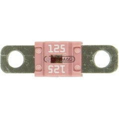 Fusible MIDIVAL, color rosa, intensidad de corriente 125 A, 36970