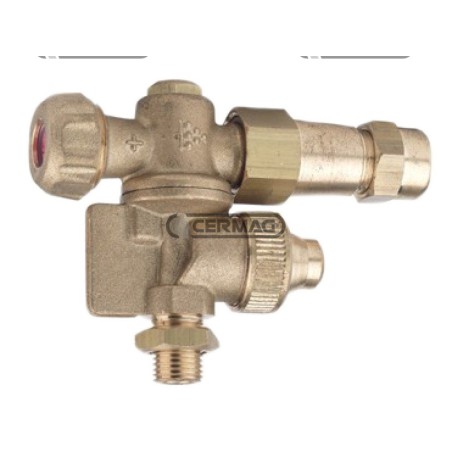 Doppelstrahl mit Tropfschutz, Außengewinde – 1/4" Gas 27133, Hergestellt in Italien | NewgardenAgri.com