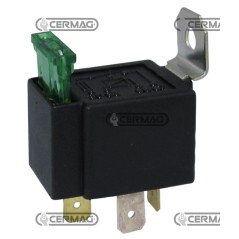 Relé ON-OFF con fusible y soporte. Tensión: 24 V. Corriente: 20 A. 36609 COBO | NewgardenAgri.com