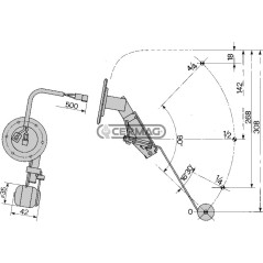 INDICATORE DI LIVELLO CARBURANTE PER FIAT 36769 COBO