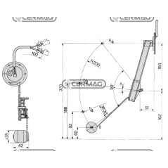 INDICATORE DI LIVELLO CARBURANTE PER FIAT - NEW HOLLAND 36579 COBO