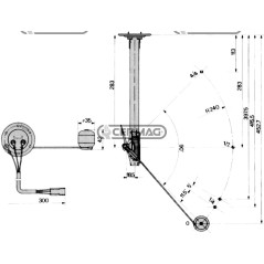 INDICATORE DI LIVELLO CARBURANTE PER SAME 36621 COBO