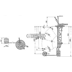 indicatore livello carburante 36990 COBO