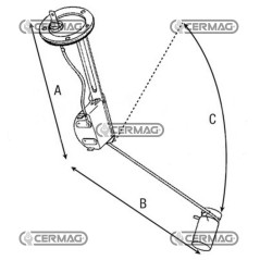 Indicatore livello carburante MF 37229