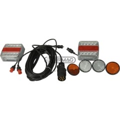 Kit di fanali 12V/24V LED e cavo con spina 37014 | NewgardenAgri.com