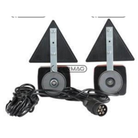kit fanali posteriori a LED - 5 funzioni fissaggio a magnete 95126 LED