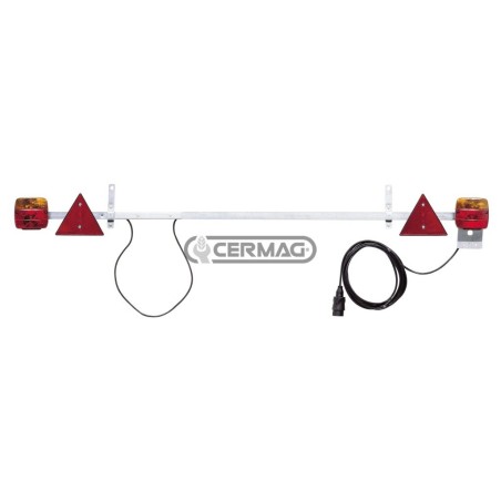 Barra de luces traseras ajustable para remolques - 12V 35267 | NewgardenAgri.com