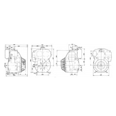 Moteur diesel LOMBARDINI 3LD510 tracteur à pied 4 temps MY SPECIAL14A.E 02010635 | NewgardenAgri.com