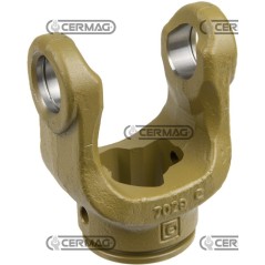 Forcella per tubo interno con foro GS Categoria 6 Profilo York 53.4x4 mm 31973 Eurocardan | NewgardenAgri.com